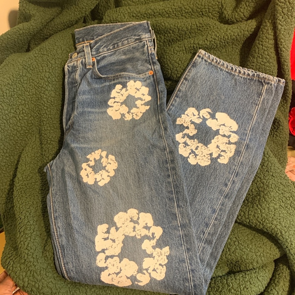 Denim Tears x Levi’s Wreath Jean Dark Wash